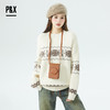 P&X设计师女装宽松冬季短款毛衣824418182 杏色 商品缩略图1