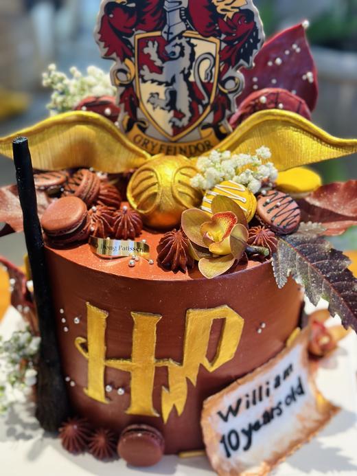 哈利波特-格兰芬多学院·奶油霜翻糖蛋糕（款式复杂，提前两天预定） 商品图1