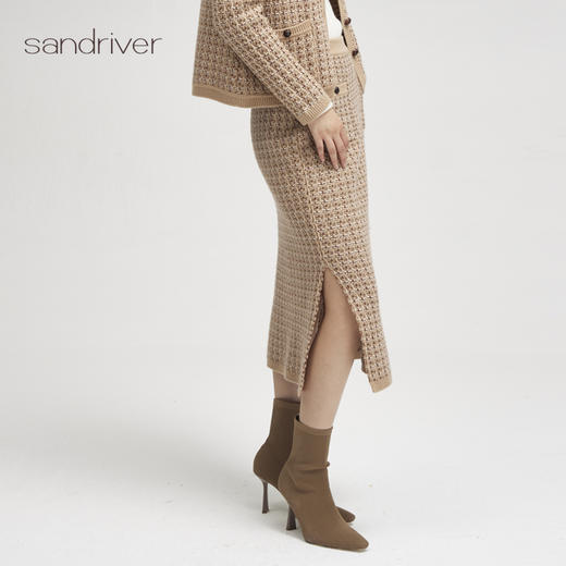 西藏羊绒小香风短裙SJF96W253N 商品图1