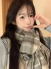 【暖意融融，点亮冬日】新品JK围巾，百搭甜美的新款围巾，格子花纹给人髙级感，冬季必备保暖之选。特别适合女性学生搭配，让你在校园中更具魅力。学生必备，女性必买！ 商品缩略图9
