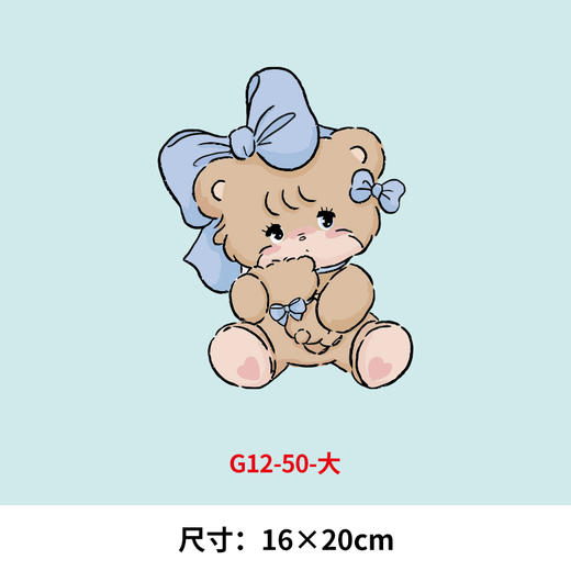 童装mikko卡通动物印花辅料烫贴热转印白墨烫画烫图图案耐水洗diy 商品图4