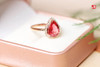 【奕璇】18K金镶红碧玺戒指 商品缩略图6