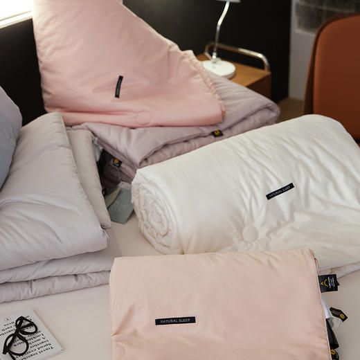 自然醒玛莎-全棉80贡缎大豆被99%大豆+黄棉被子A类加厚保暖冬被春秋棉被芯四季通用被褥FM 商品图1