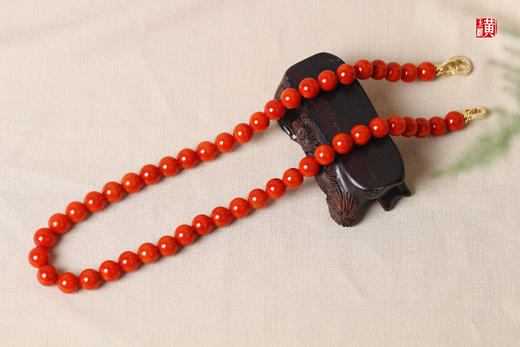 【静好】南红项链  珠径：9.5mm 商品图2