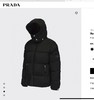 普拉达绗缝抗寒高蓬可拆卸帽棉服 再生尼龙防风拒水面料 商品缩略图8