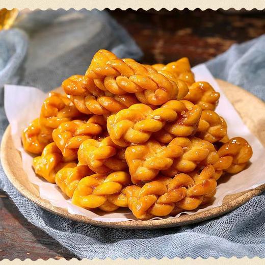 【开心麻花，还原儿时好味道~】独立包装小麻花 办公室网红糕点 年货休闲零食小食品 色泽金黄 还原童年记忆 体验记忆深处的美味-QQ 商品图2