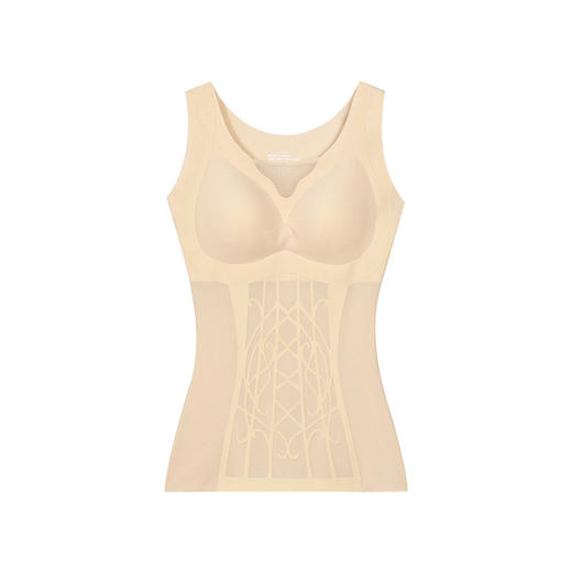 【三合一塑形】官网899！雕花背心女 纤薄无痕聚拢带乳胶胸垫免穿文胸 商品图6
