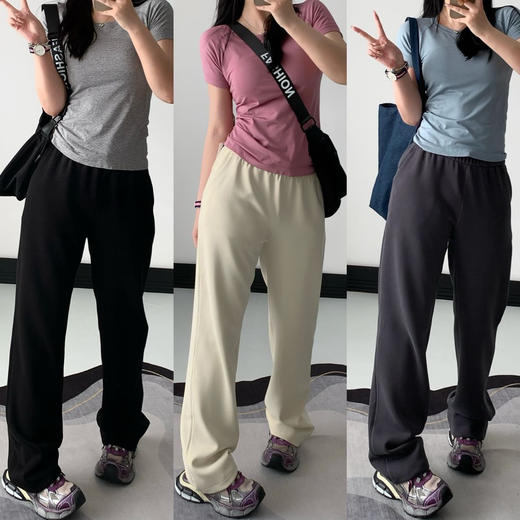 lu家王牌神裤！原价1080元！softstreme最火最难买的款了，新增米白色❗️原版面料质感绝了！超级无敌显瘦显腿长，穿上就爱了，修饰腿型第一名🥇 商品图1