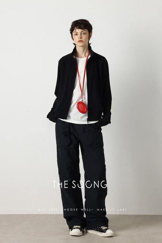 THESOONG“必收系列”超细美丽诺羊毛"防缩工艺80公支丝光高弹卫衣外套HBWT5412 商品图5