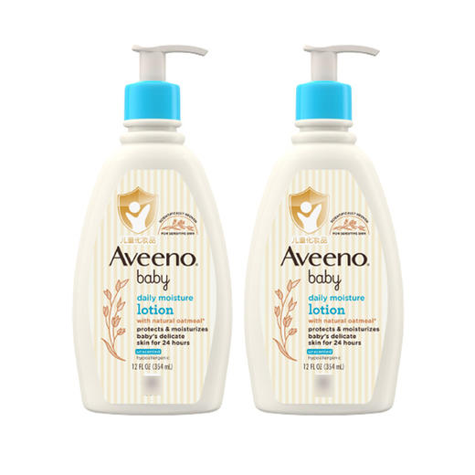 MM 山姆 艾惟诺（Aveeno）韩国进口 婴儿每日倍护润肤乳（无香型）354ml*2 商品图1