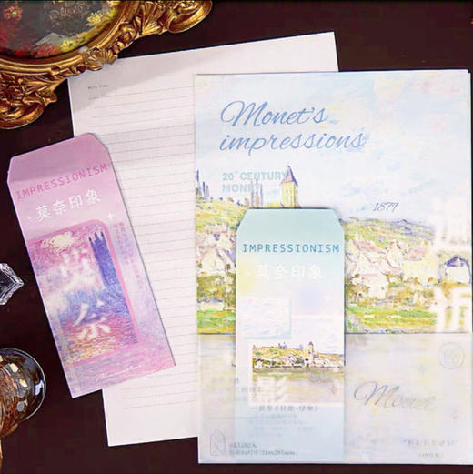 拾光信封信纸套装（信封3个 信纸6张）1份（图案仅供参考，随机发货） 商品图3