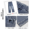 女童牛仔裤春秋款2024新款童装宽松洋气儿童阔腿裤女大童秋装裤子 商品缩略图3