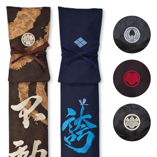 【寶船】「樹齋」刺繡竹刀袋   家紋 诞生之花 商品图2