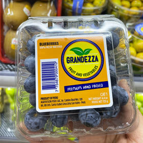 进口蓝莓 盒装125g/盒