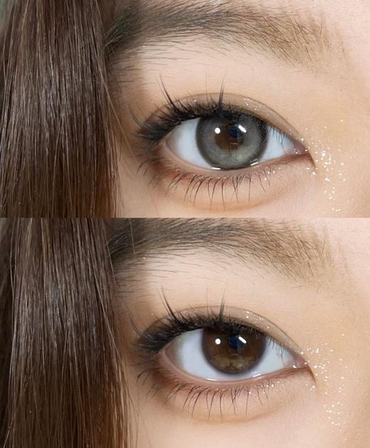 PuffGirl半年抛·墨鱼灰崽·14.5mm中等直径·韩产2片 商品图2