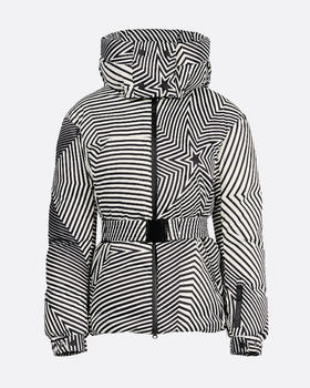 Perfect Moment - Candice Ski Parka - Wavy Star Black/Snow White - 女装 - 滑雪夹克 - 黑色/白色