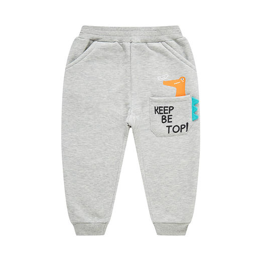 【69.9元2条】be top儿童裤子冬季童装加绒男童卫裤宝宝长裤运动裤 商品图4