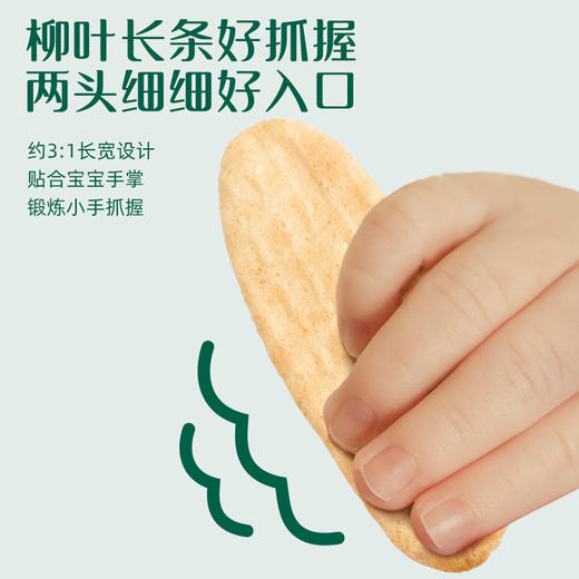 英氏多乐能1阶泰国茉莉香米米饼48g/盒（苹果味/原味/蔬菜味） 商品图5