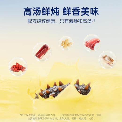 【5S单周尝鲜】  官栈5S鲜炖海参  120g*1（7只） 商品图2