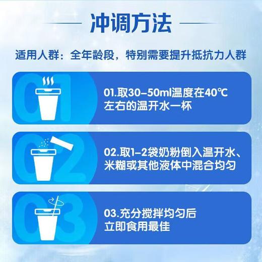 纽瑞优免疫版plus乳铁蛋白调制乳粉180g 商品图4