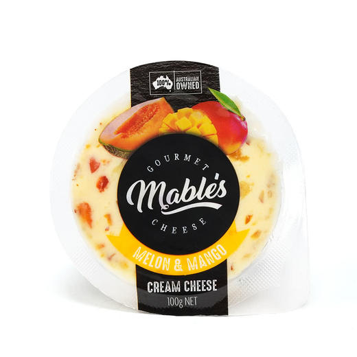 MM 山姆 澳大利亚进口 马布乐斯奶油奶酪组合装 400g（杏子扁桃仁风味（再制奶酪）100g*2，哈密瓜芒果风味（再制奶酪）100g*2） 商品图3