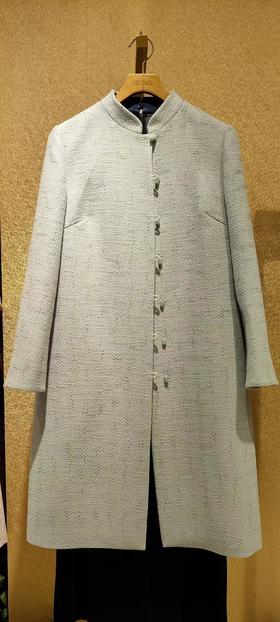 3楼 莱迪雅  混纺蓝色 大衣