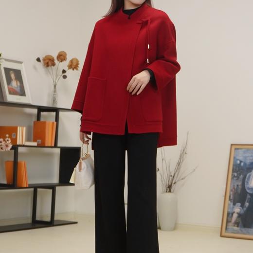 M1L1臣禾新中式呢大衣 JZ244080475 商品图7