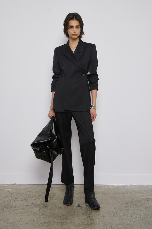 直筒起梗长裤 商品图0