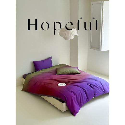 Aurora~高级！长绒棉轻磨毛四件套全棉秋冬保暖渐变色被套轻奢纯棉床单 商品图0