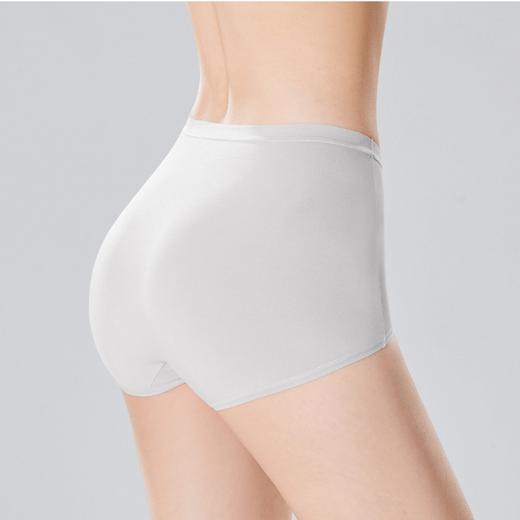 特惠100元3件 不勒腿蚕丝抗菌莫代尔高腰提臀收腹女士内裤 商品图5