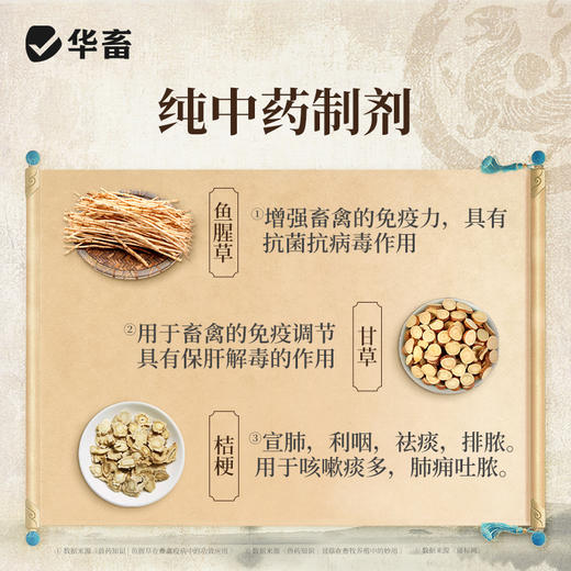 华畜非温清猪圆环蓝耳抵抗病毒猪瘟母猪保健用清瘟增强免疫添加剂 商品图2