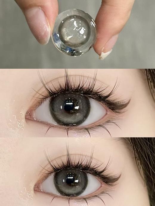 PuffGirl半年抛·墨鱼灰崽·14.5mm中等直径·韩产2片 商品图6