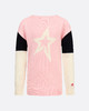 Perfect Moment - Star Crew Neck - Petal Pink - 童装 - 针织衫 - 花瓣粉 商品缩略图0