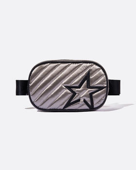 Perfect Moment - Star Bum Bag - Gunmetal Siver - 女装 - 包包 - 银铜