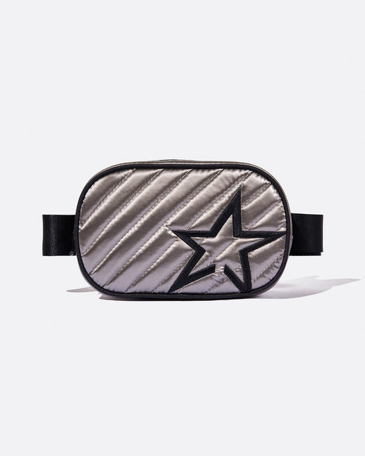 Perfect Moment - Star Bum Bag - Gunmetal Siver - 女装 - 包包 - 银铜 商品图0
