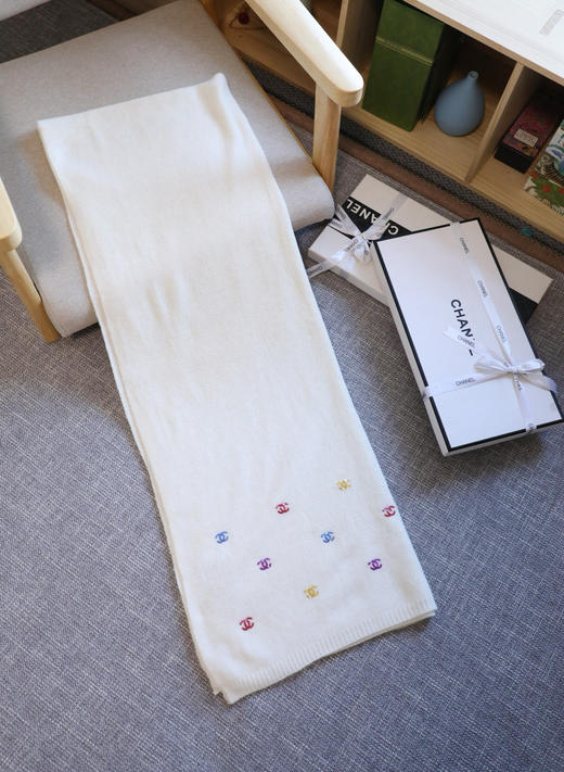 香奶奶羊绒长巾 小香披肩羊绒围巾（AN） 商品图1