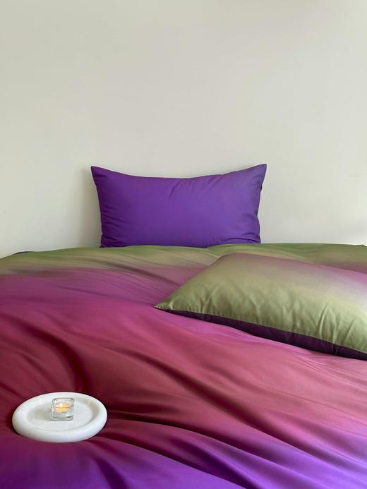 Aurora~高级！长绒棉轻磨毛四件套全棉秋冬保暖渐变色被套轻奢纯棉床单 商品图1