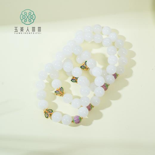 金丝玉圆珠手串 商品图0