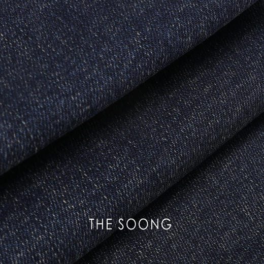 THESOONG|"闪瘦裤"加厚加绒中高腰铅笔弹力牛仔裤女HBKZ5947 商品图6