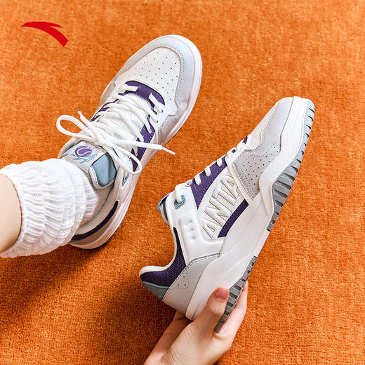 安踏满贯丨女鞋厚底增高板鞋冬季休闲鞋运动鞋122448032 商品图3