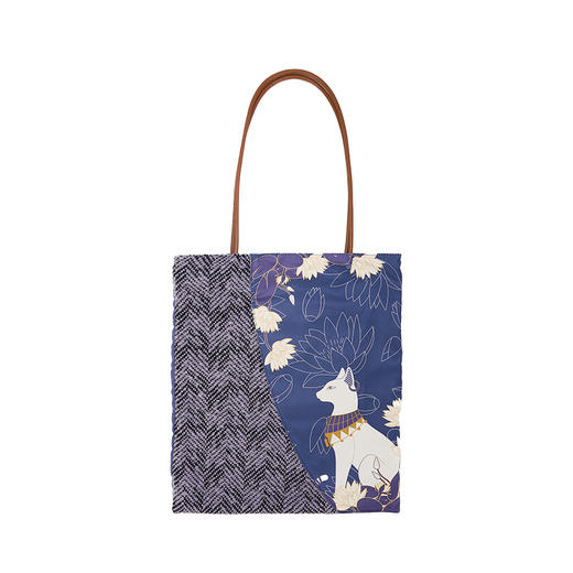 大英博物馆 盖亚·安德森猫系列 拼接休闲轻便单肩包 商品图5