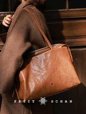PETIT SCHAN小闪 BAG#014 Fledgling 初出茅庐 意大利进口头层植鞣牛皮高级感单肩公文包
