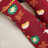 大英博物馆圣诞系列提花袜子中筒袜红色 格纹提花袜子中筒袜 盖亚安德森猫系列提花袜子中筒袜米色 商品缩略图3