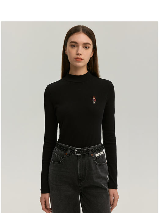 Teenie Weenie小熊卡通长袖T恤女秋季女t恤TTLA247805R 商品图1