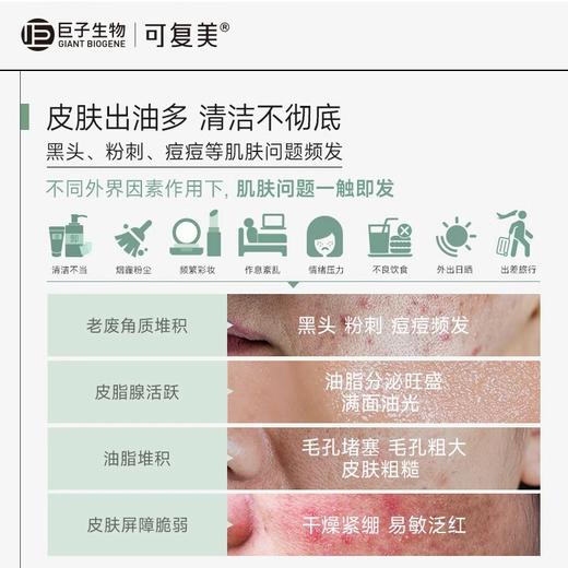 可复美稀有人参皂苷致研控油清洁泥膜（秩序清洁泥膜） 8g*10颗/盒 商品图4