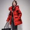 雀说羽绒服女中长款休闲收腰显瘦白鸭绒外套ALF9230 商品缩略图1