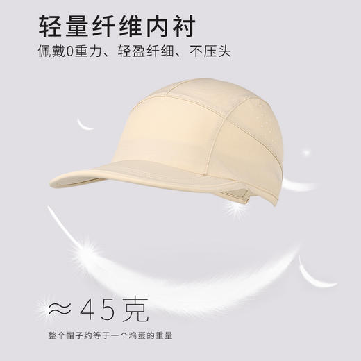 户外速干运动男士鸭舌帽夏季跑步舒适弹力帽子女遮阳防晒棒球帽 商品图2