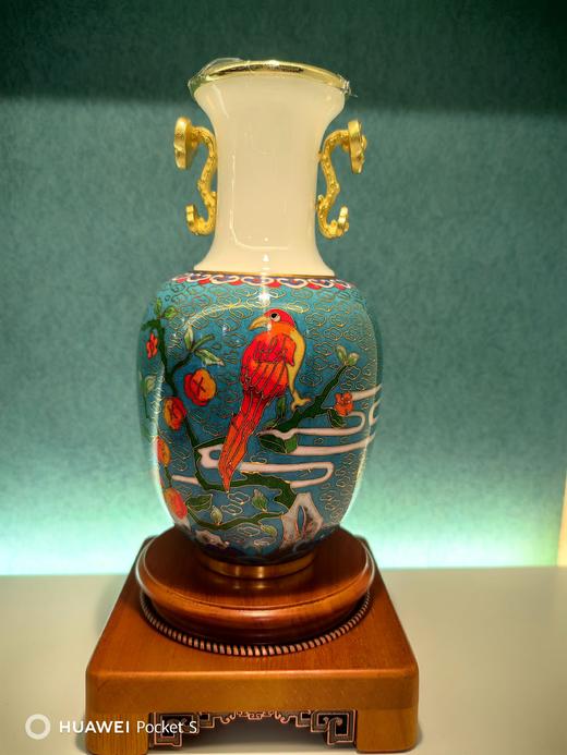 【彼达思】景泰蓝万事如意花瓶 商品图0