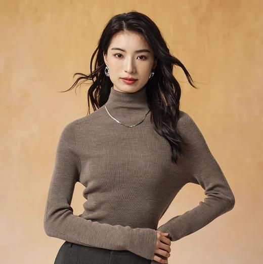 凯喜雅 胶囊高领长袖针织衫 商品图1