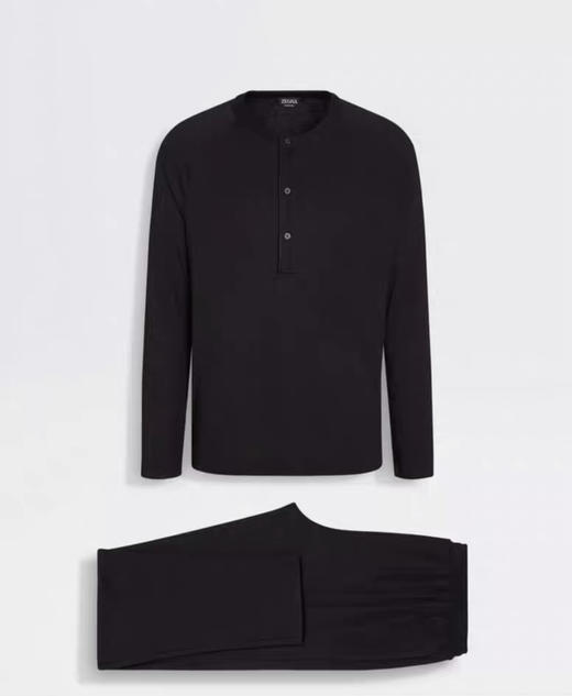 E.Z 秋冬加绒弹力 保暖内衣家居服套装 长袖+长裤 PJ943 商品图2